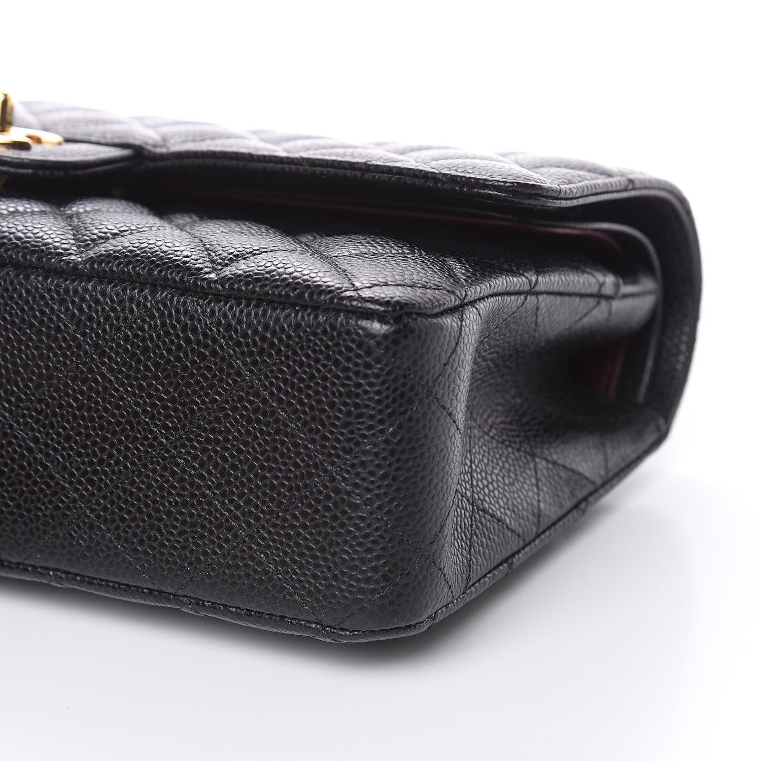 Chanel Caviar Quilted Medium Double Flap Black 9 of 12