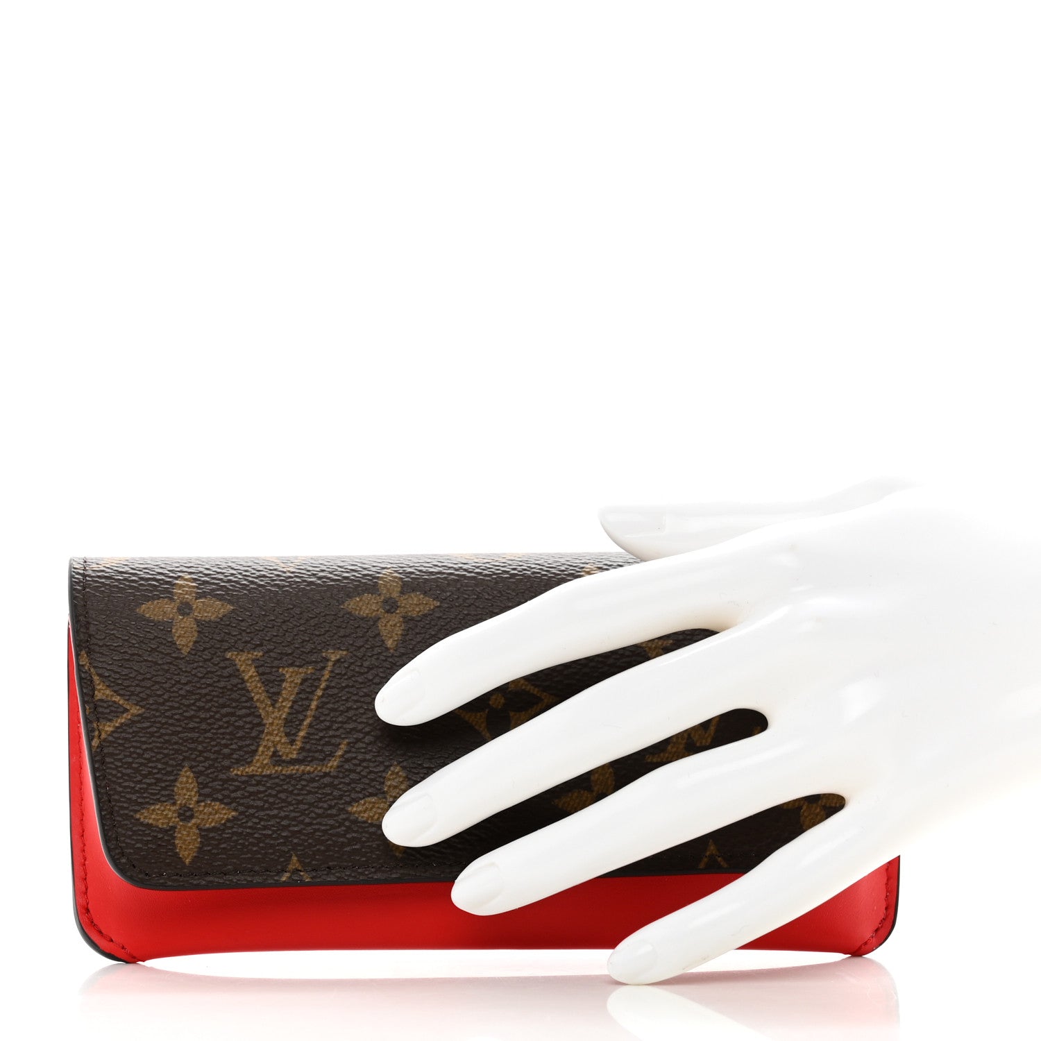 Louis Vuitton Monogram Woody Sunglass Case Rouge 2 of 6