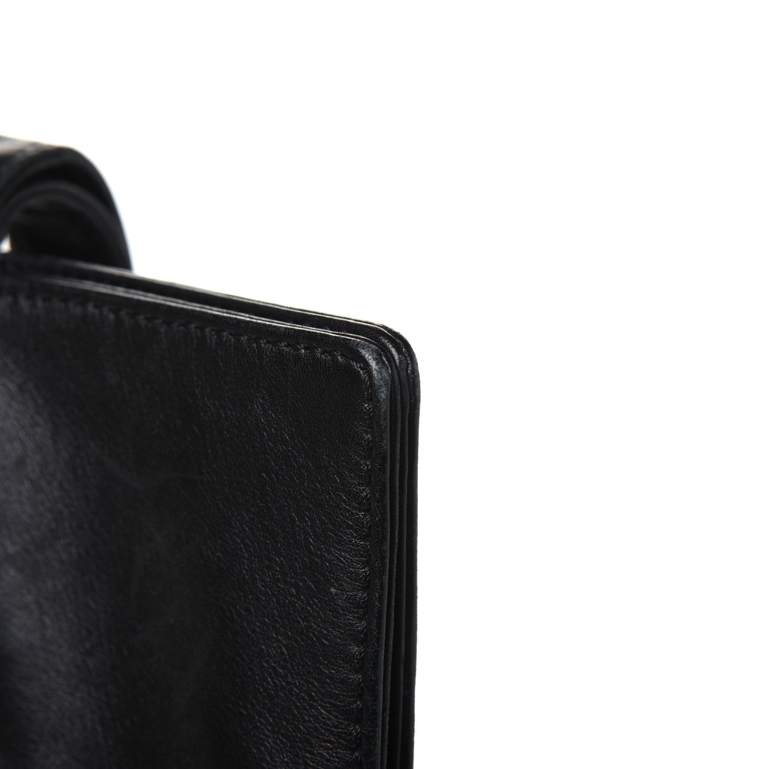 Chanel Lambskin CC Stitched Tote Black 15 of 16