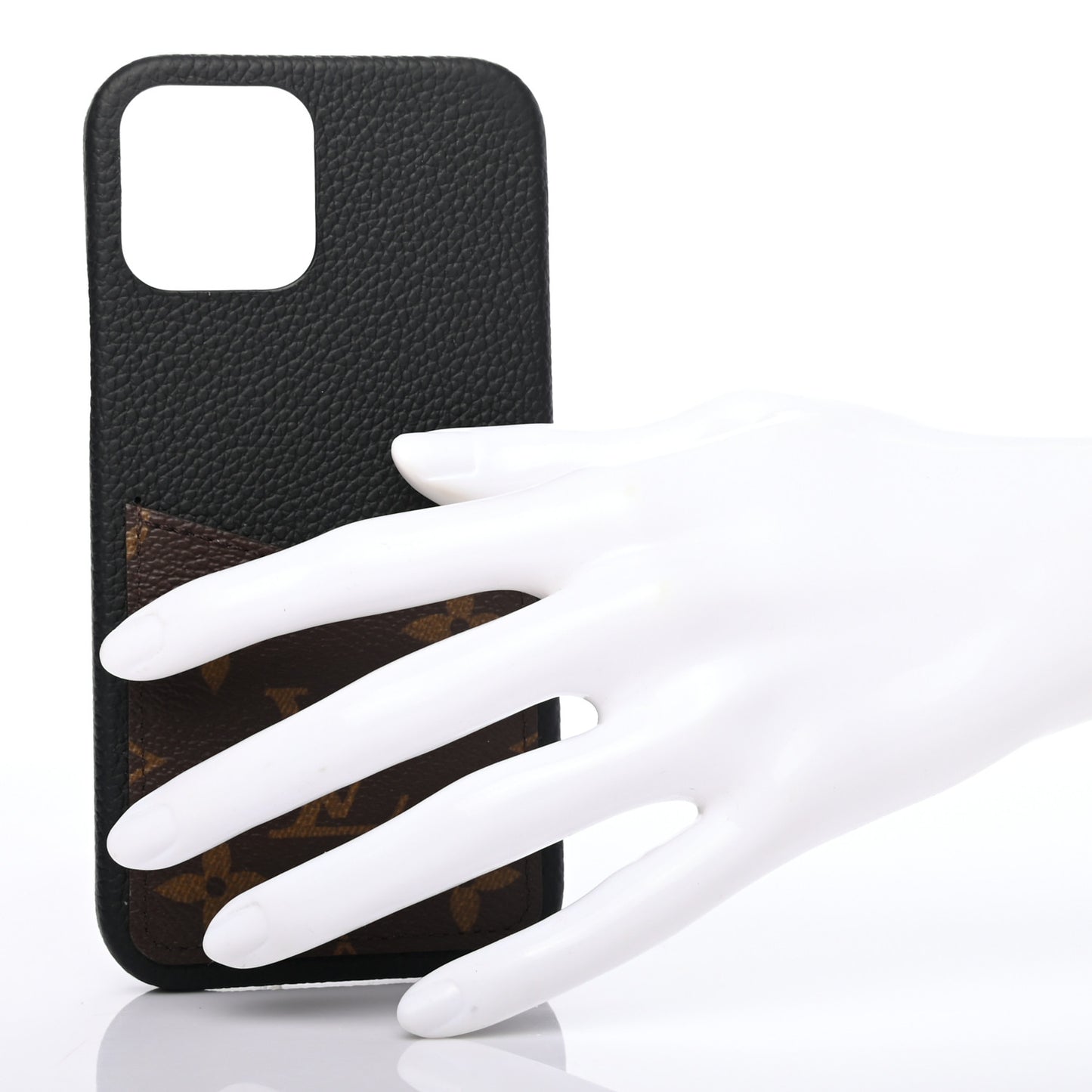 Monogram iPhone 12/12 Pro Bumper Black
