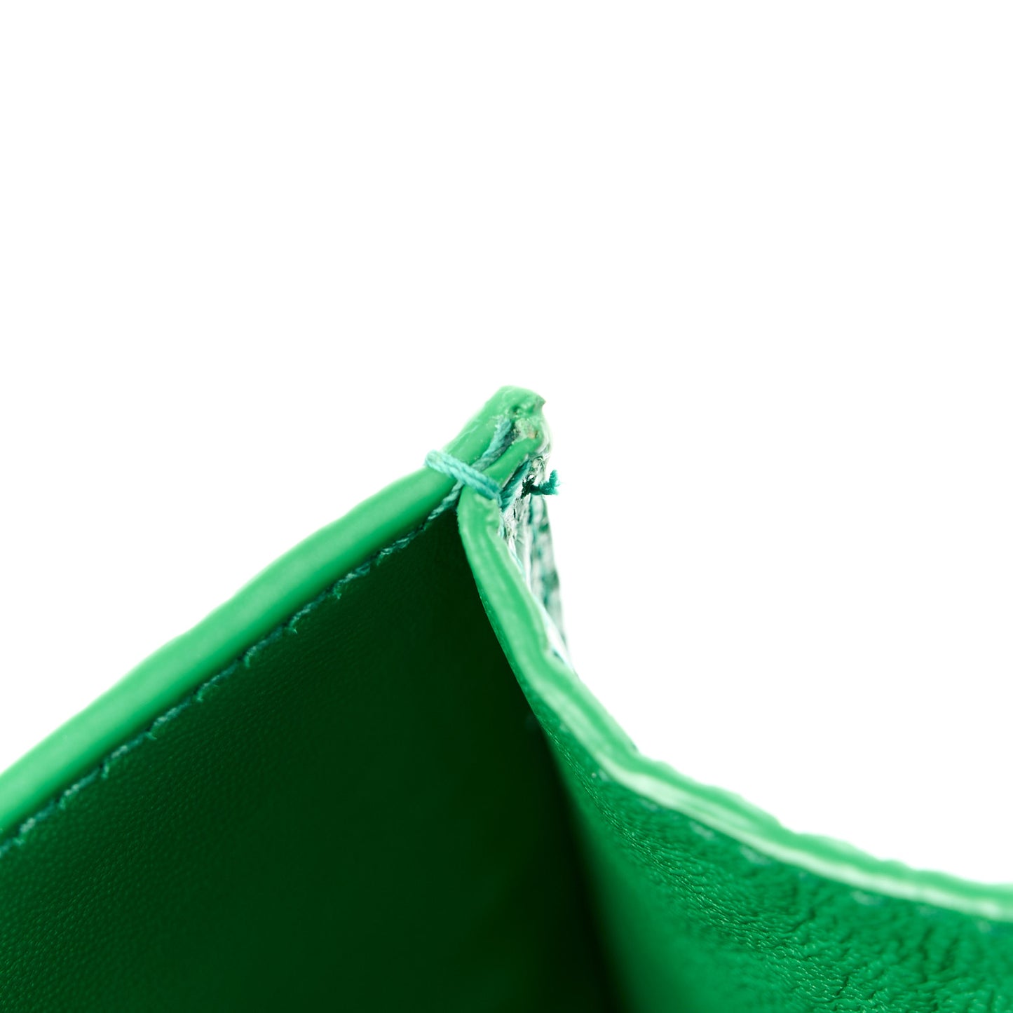 Shiny Calfskin Crocodile Embossed Small Hourglass Top Handle Bag Leaf Green