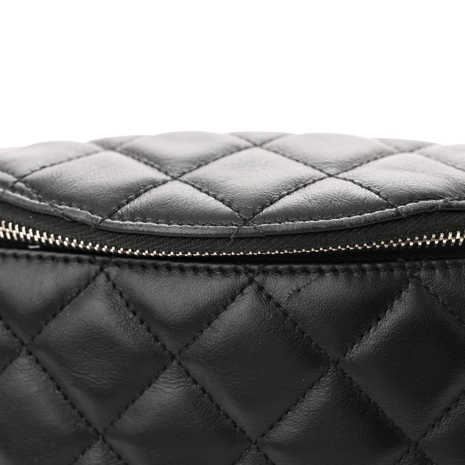 Chanel Calfskin Quilted Waist Belt Bag Black 15 of 15