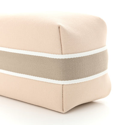 Hermes Canvas Small Bride-A-Brac Pouch Natural 9 of 10