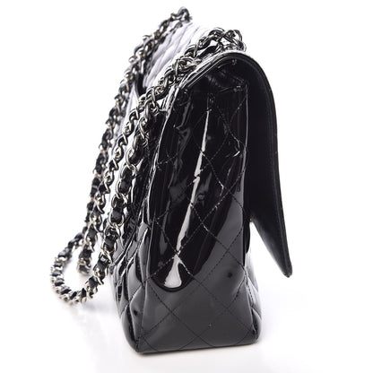 Chanel Patent Quilted Maxi Single Flap Black 9 of 13