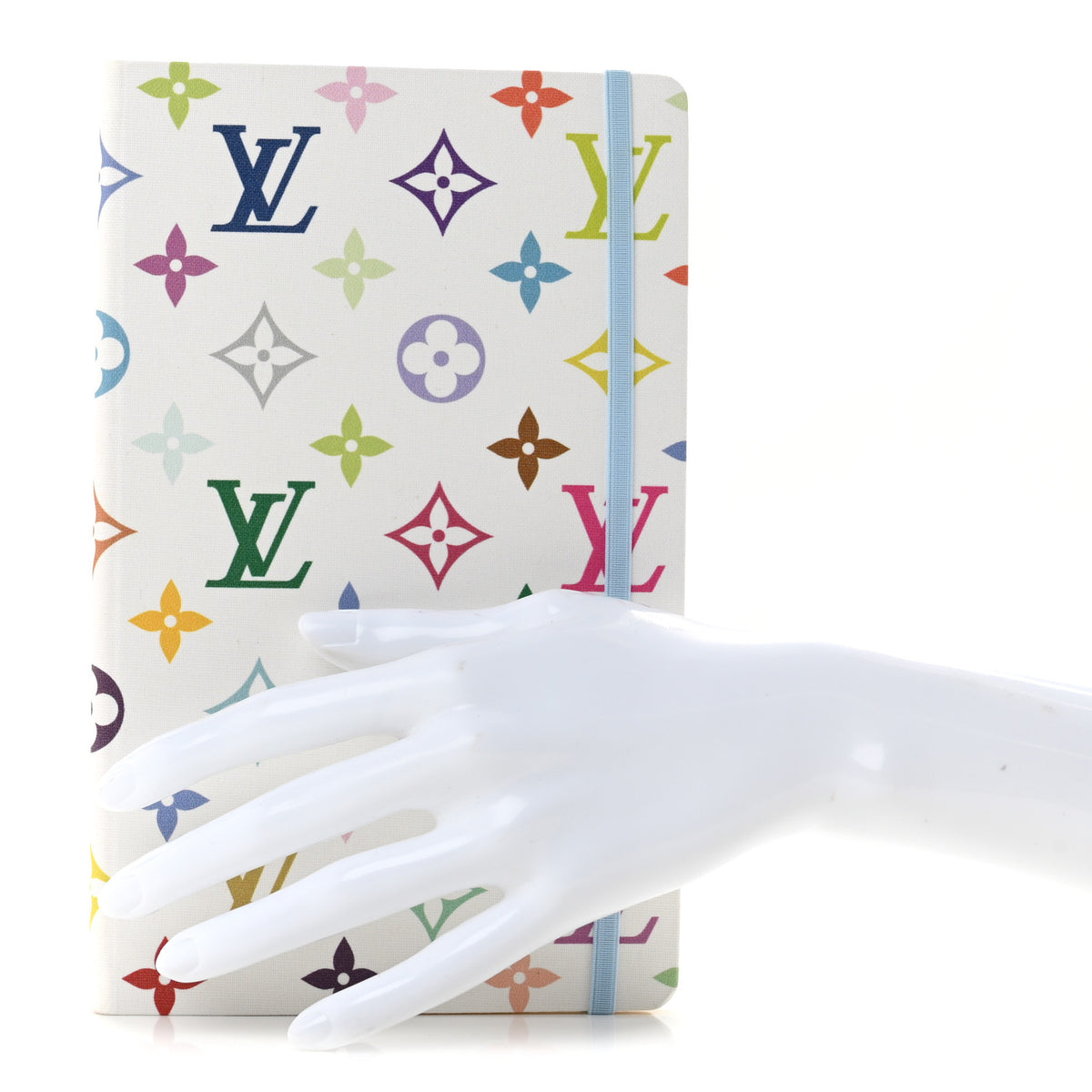 Louis Vuitton LV x TM Monogram Multicolor Jane Notebook MM White 2 of 7