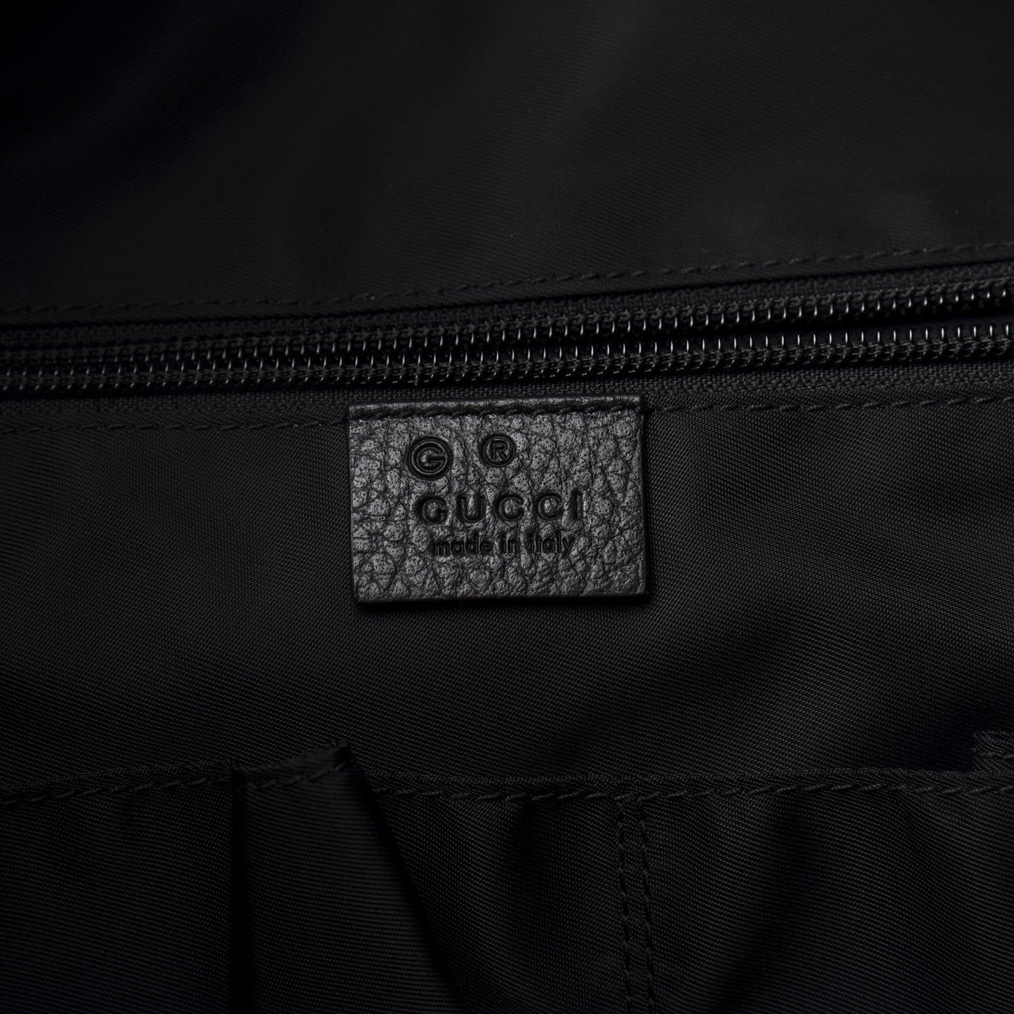 Nylon Monogram Medium Light Double Buckle Backpack Black