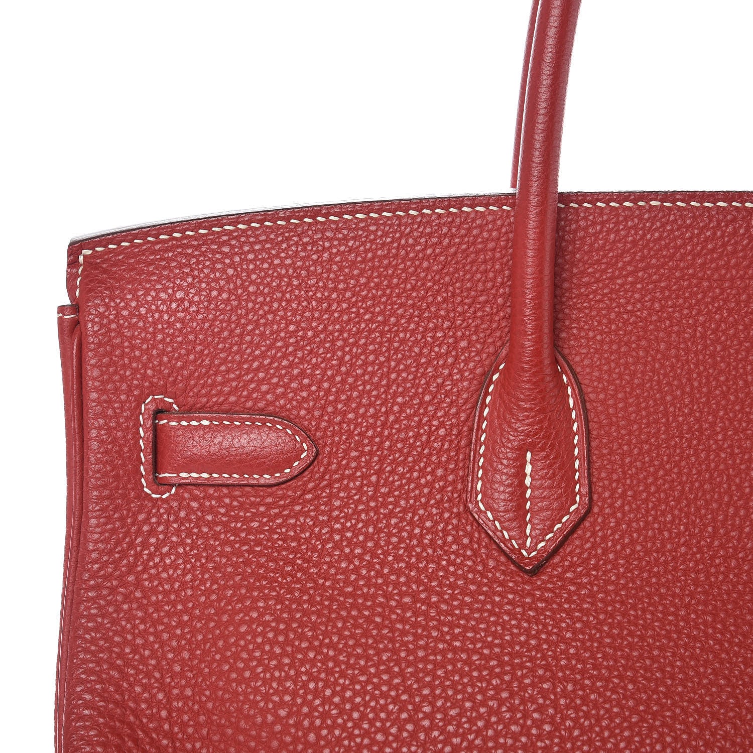Hermes Togo Horseshoe Birkin 35 Rouge Garance 15 of 42