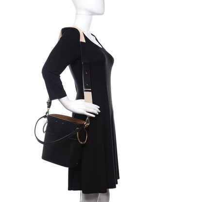 Chloe Smooth Calfskin Small Roy Bucket Bag Black 2 of 12