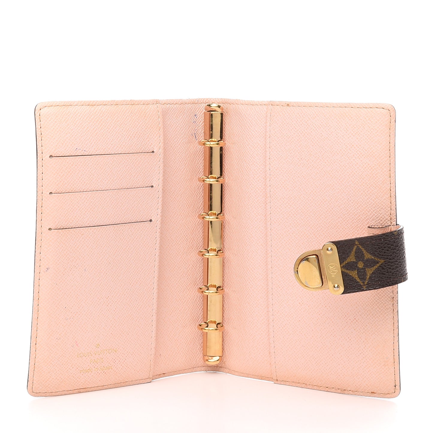 Monogram Koala Small Ring Agenda Cover Rose