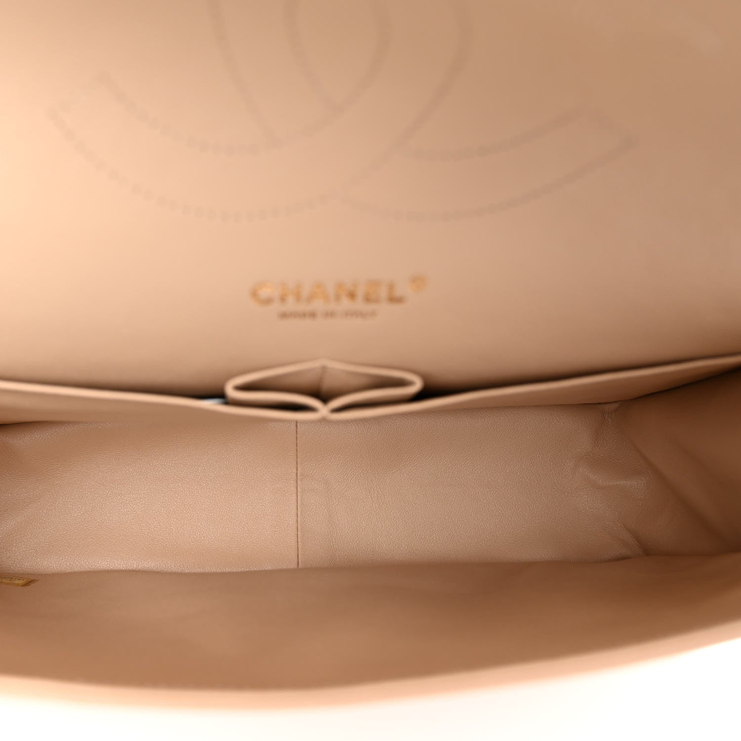 Chanel Caviar Quilted Jumbo Double Flap Light Beige 5 of 10