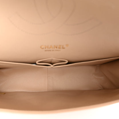 Chanel Caviar Quilted Jumbo Double Flap Light Beige 5 of 10