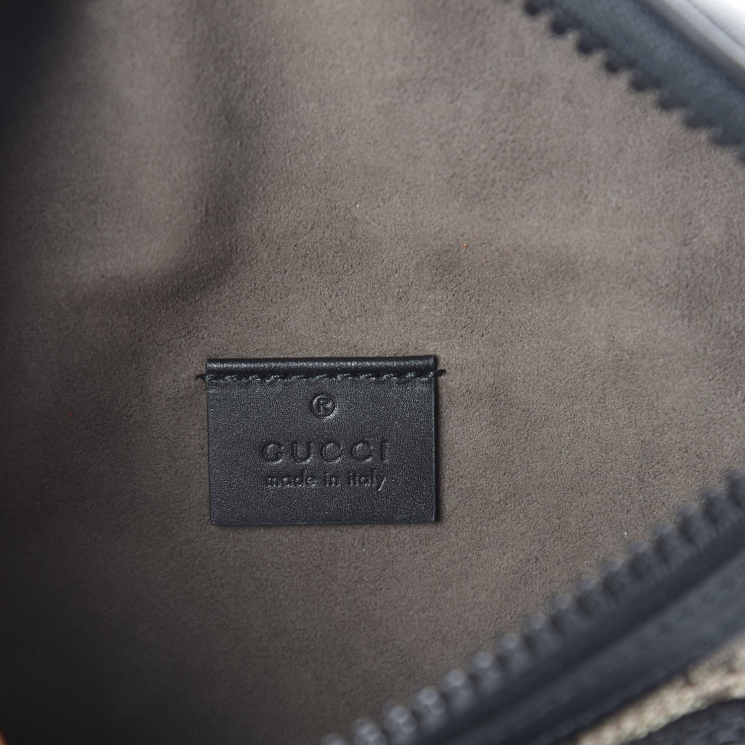 Gucci GG Supreme Monogram Belt Bag Black 6 of 9