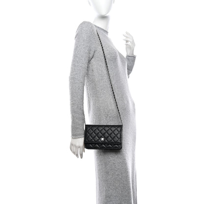 Chanel Caviar Quilted Wallet on Chain WOC Black 2 of 10