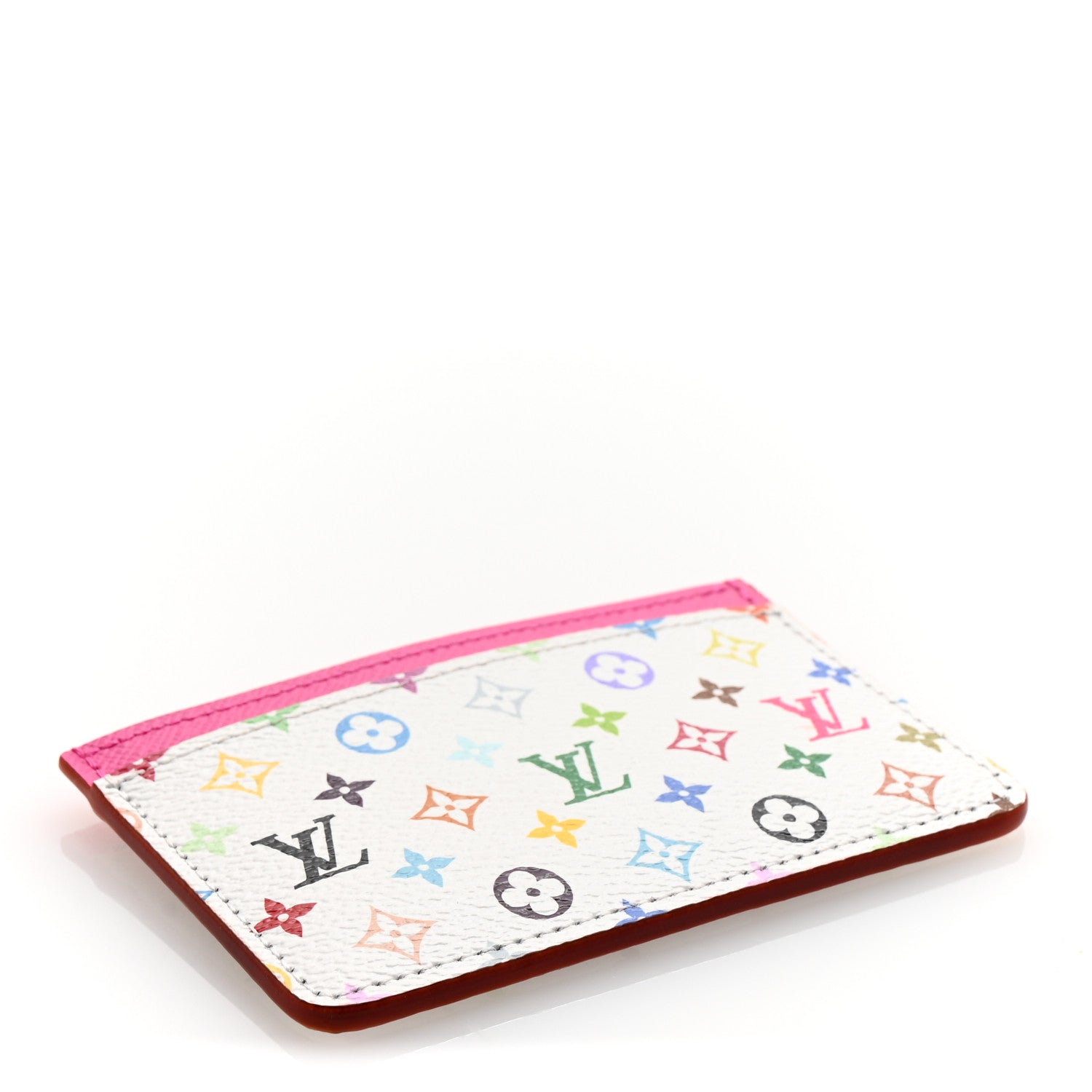 Louis Vuitton LV X TM Monogram Multicolor Card Holder Kawaii Pink 4 of 7