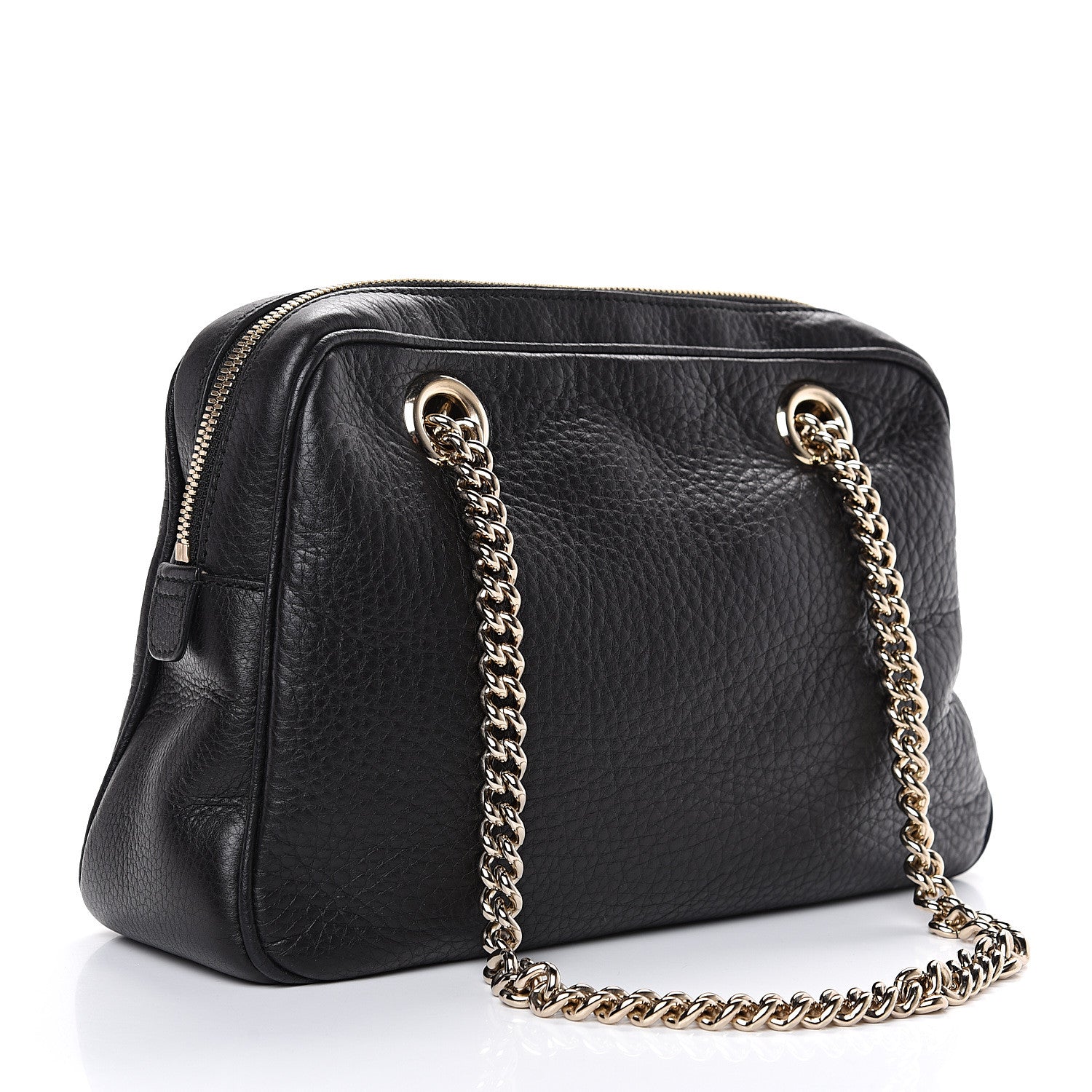 Gucci Pebbled Calfskin Small Soho Bowler Black 2 of 10