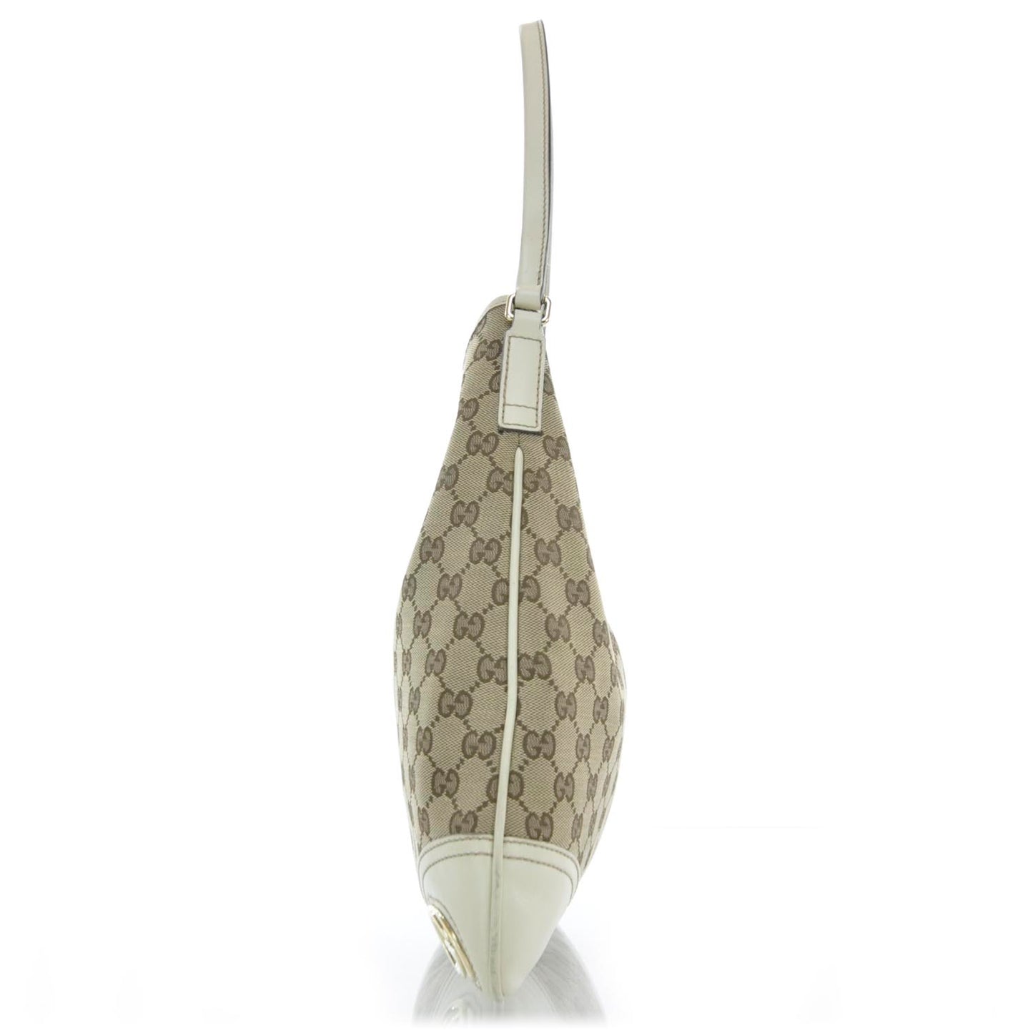 Monogram Medium New Britt Hobo Off White