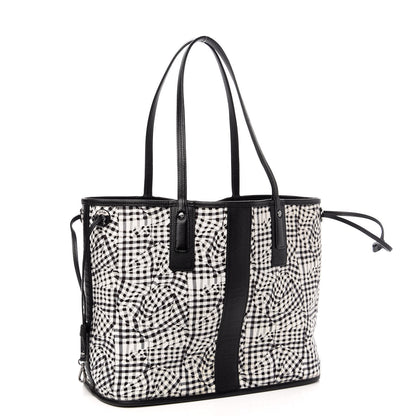 MCM Visetos Medium Liz Reversible Shopper Tote Black 6 of 14