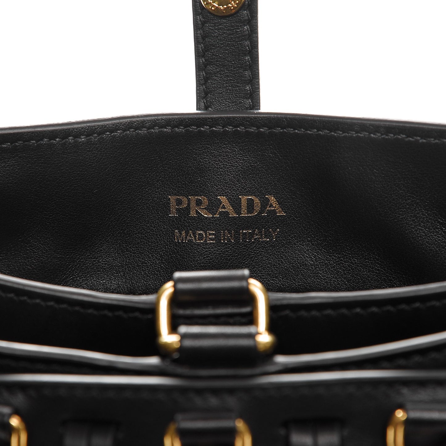 Saffiano Cuir Calf Corsaire Bag Nero Black