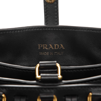 Prada Saffiano Cuir Calf Corsaire Bag Nero Black 6 of 7