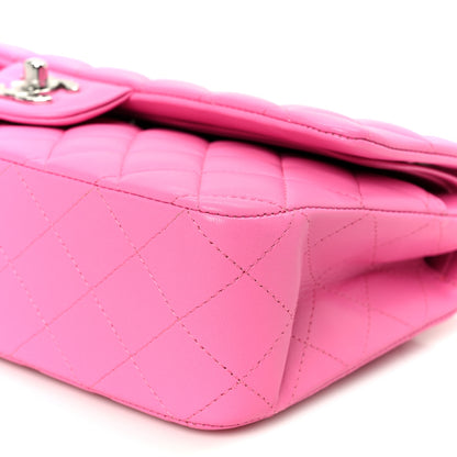 Chanel Lambskin Quilted Medium Double Flap Pink 11 of 11