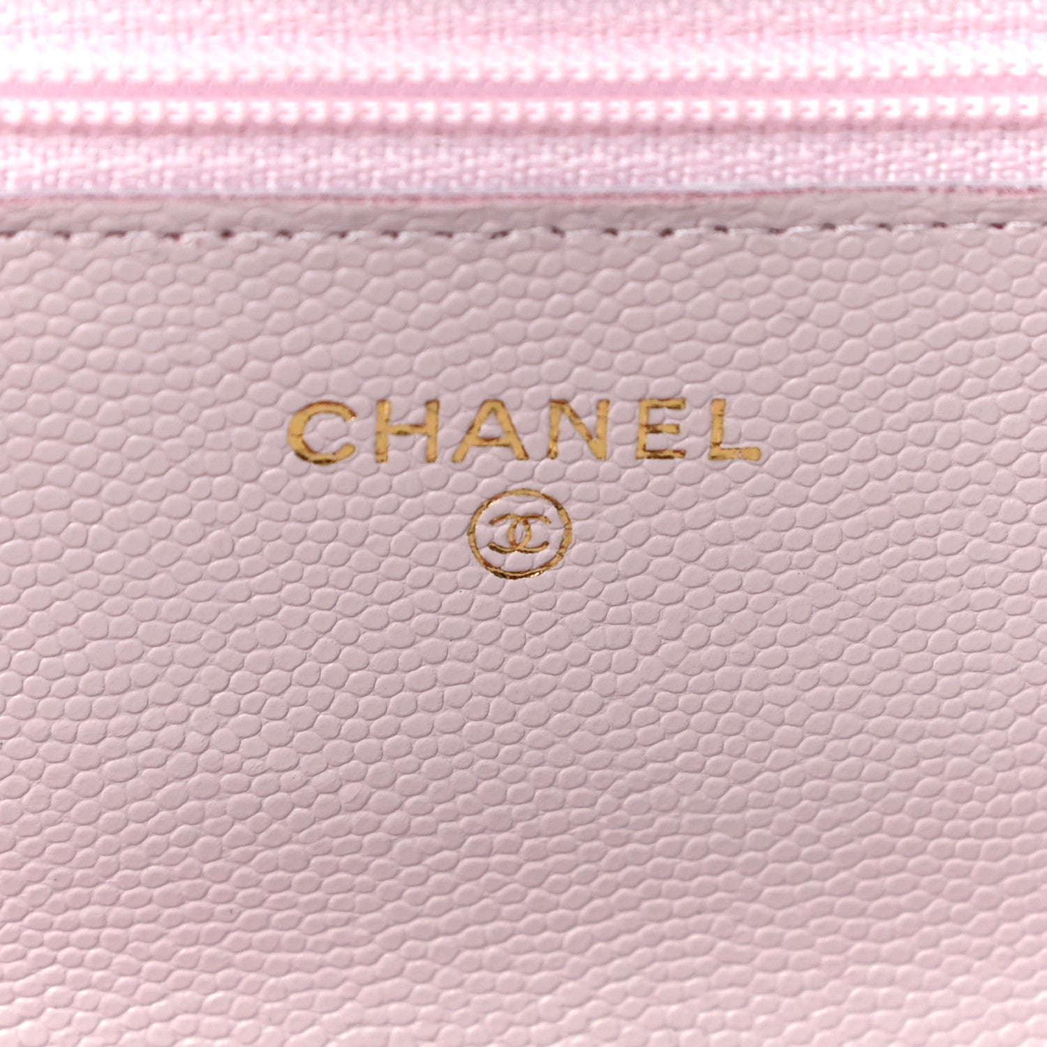 Chanel Caviar Quilted Coco Candy Wallet On Chain WOC Light Pink 6 of 12