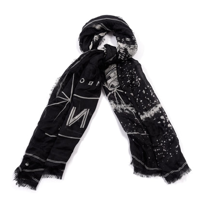 Chanel Cashmere Trendy Flap Scarf Black 1 of 6