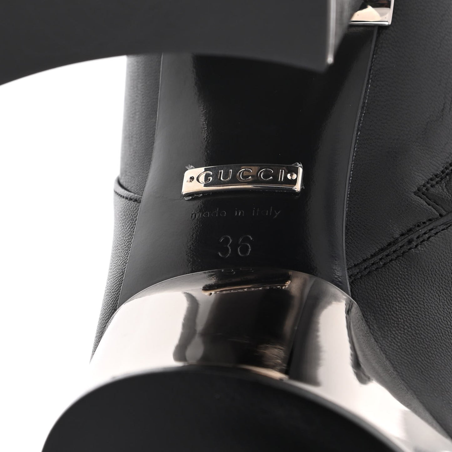 Malaga Kid Chrome Ankle Boots 36 Black