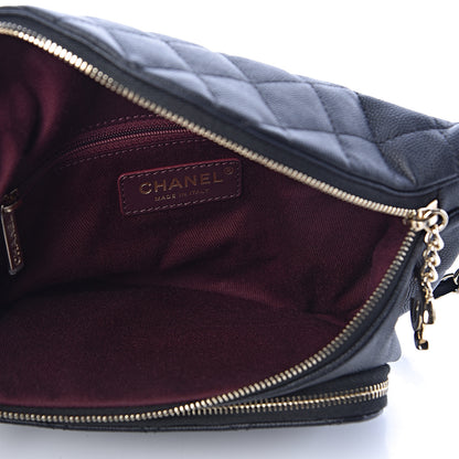 Chanel Caviar Quilted Business Affinity Waist Belt Bag Black 5 of 10