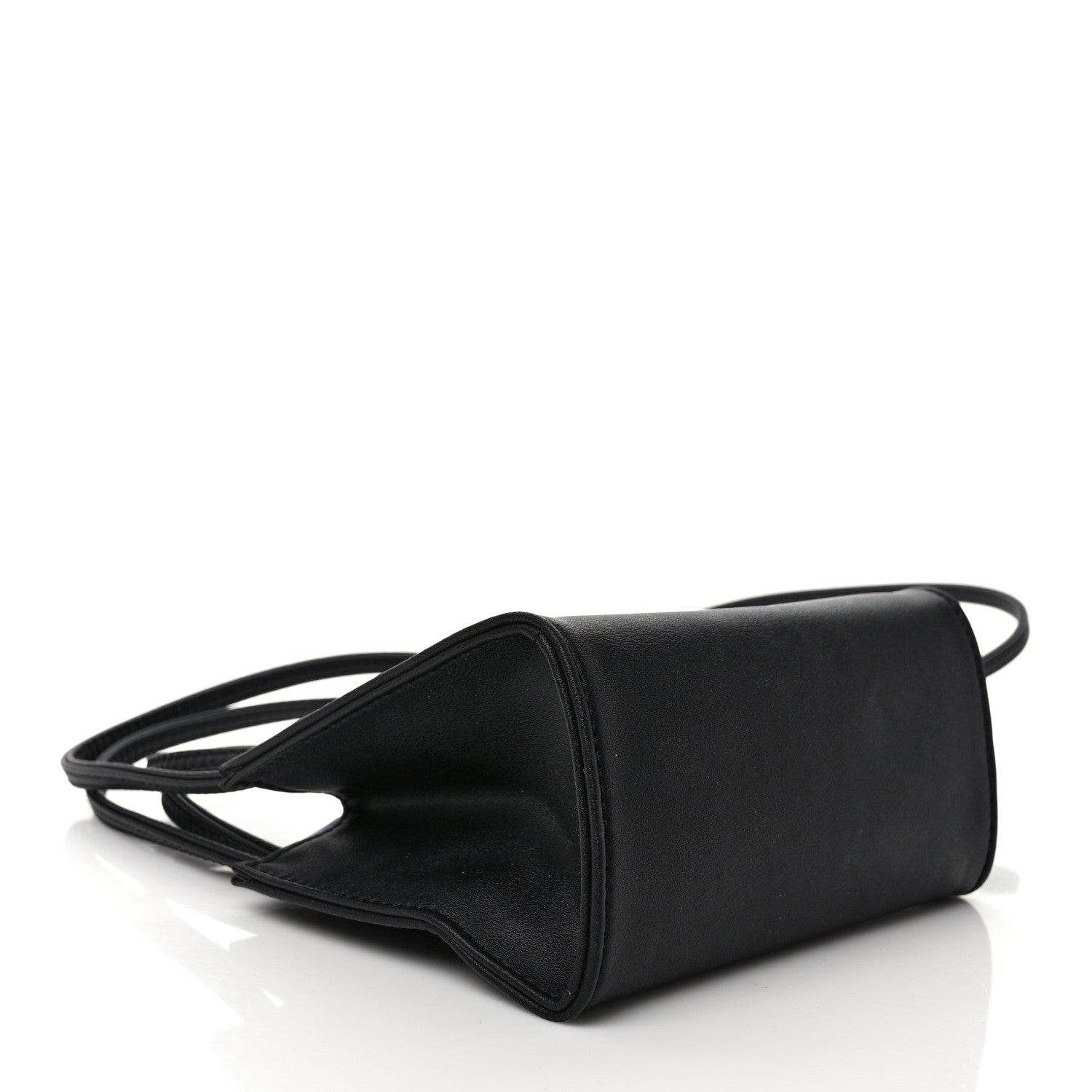 Telfar Vegan Leather Small Shopping Bag Black 4 of 9
