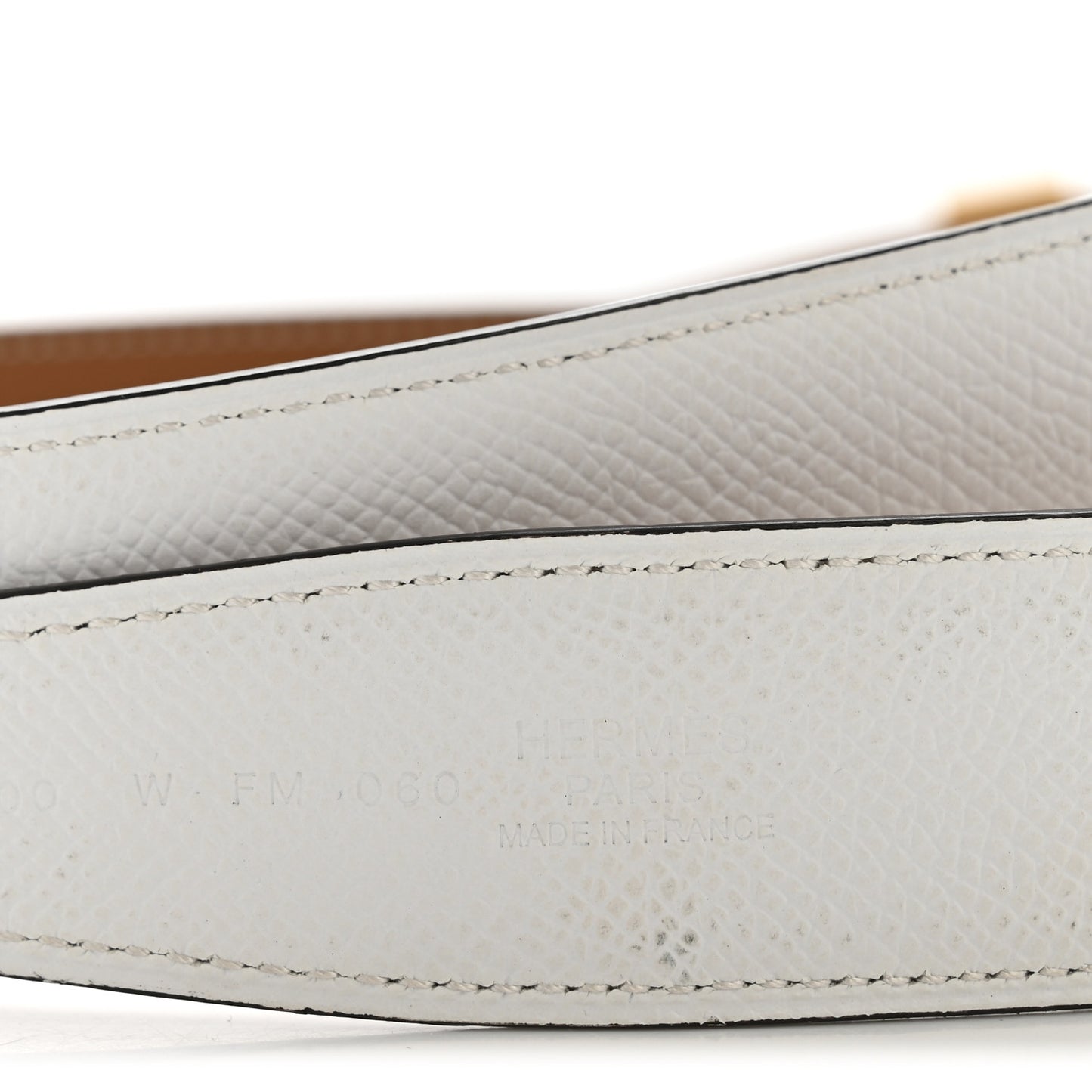 Epsom 32mm H Belt 100 40 White Gold