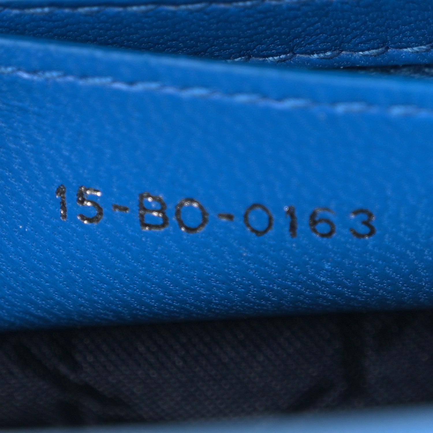 Christian Dior Lambskin Cannage Medium Lady Dior Blue Persan 7 of 15