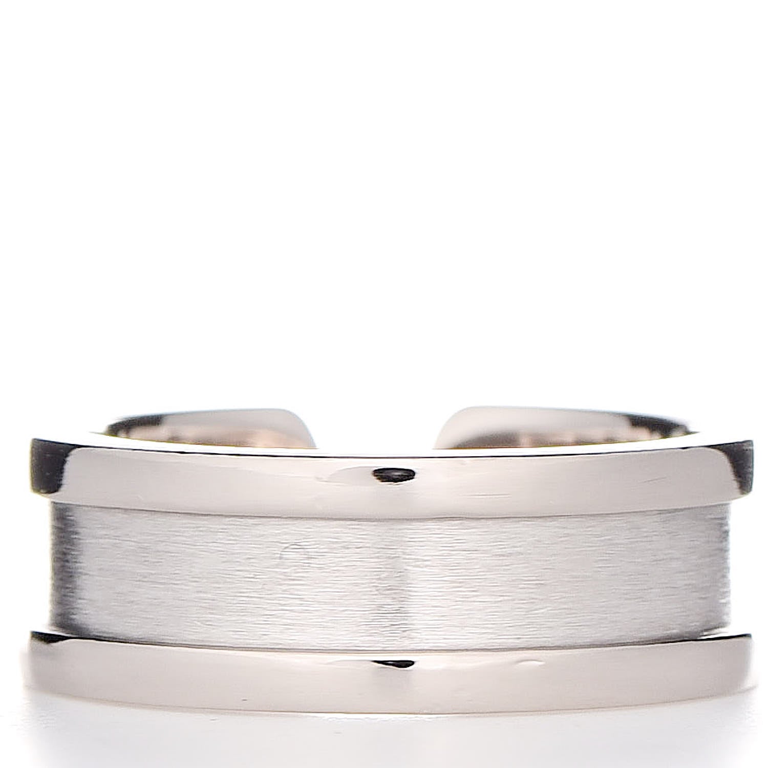 Cartier 18K White Gold 6.5mm C De Ring 49 4.75 3 of 6