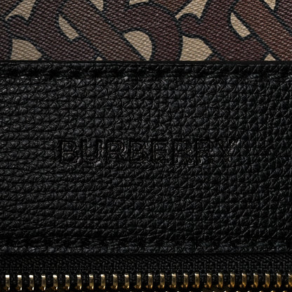 Burberry Calfskin TB Motif Embossed Medium Tote Black 5 of 10