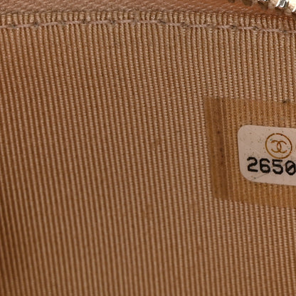 Chanel Iridescent Caviar Quilted Small Clutch With Chain Beige 11 of 16