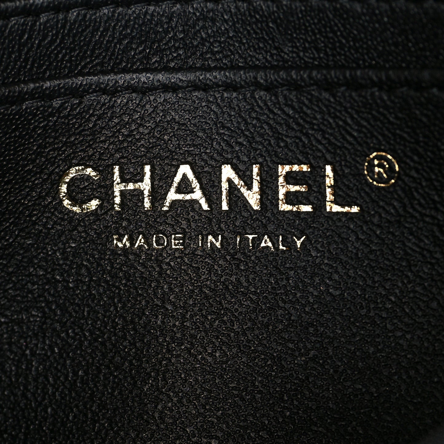 Lambskin Quilted Mini Square Flap Black