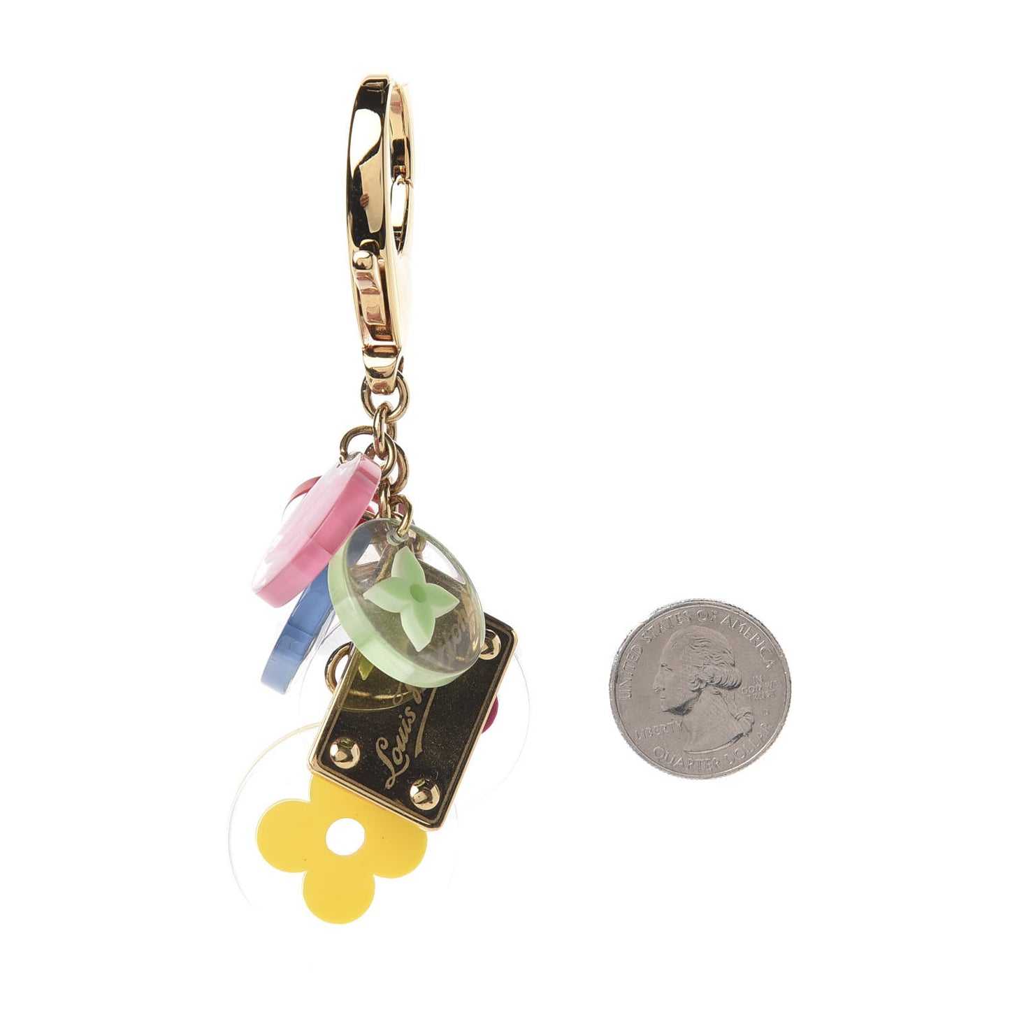 Resin Candy Fleurs Bag Charm Multicolor