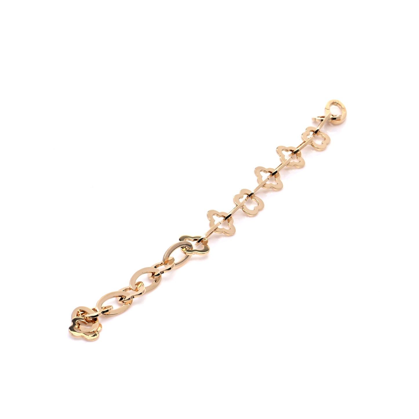 18K Yellow Gold Byzantine Alhambra Link Bracelet