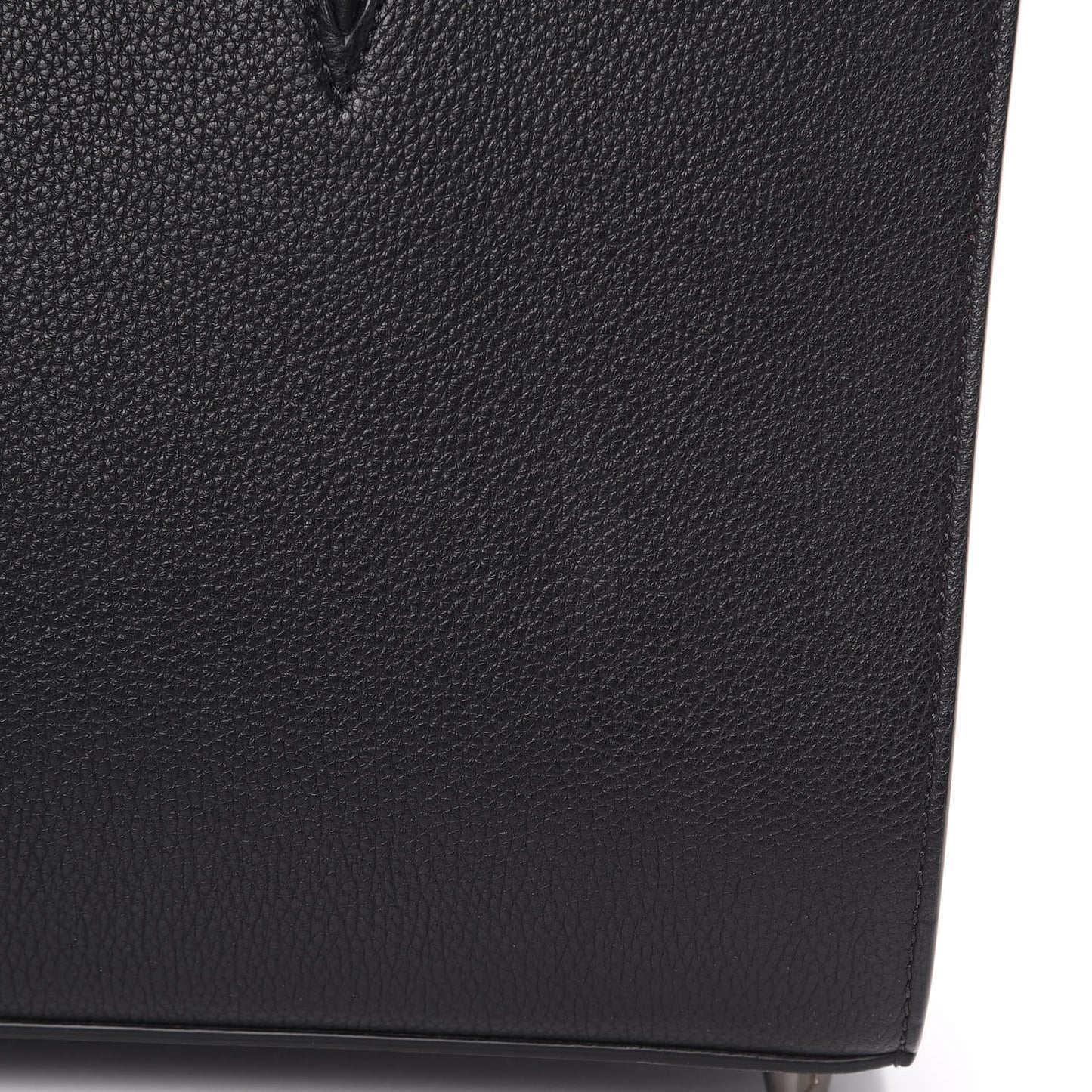Calfskin Patent Studded Large Paloma Black