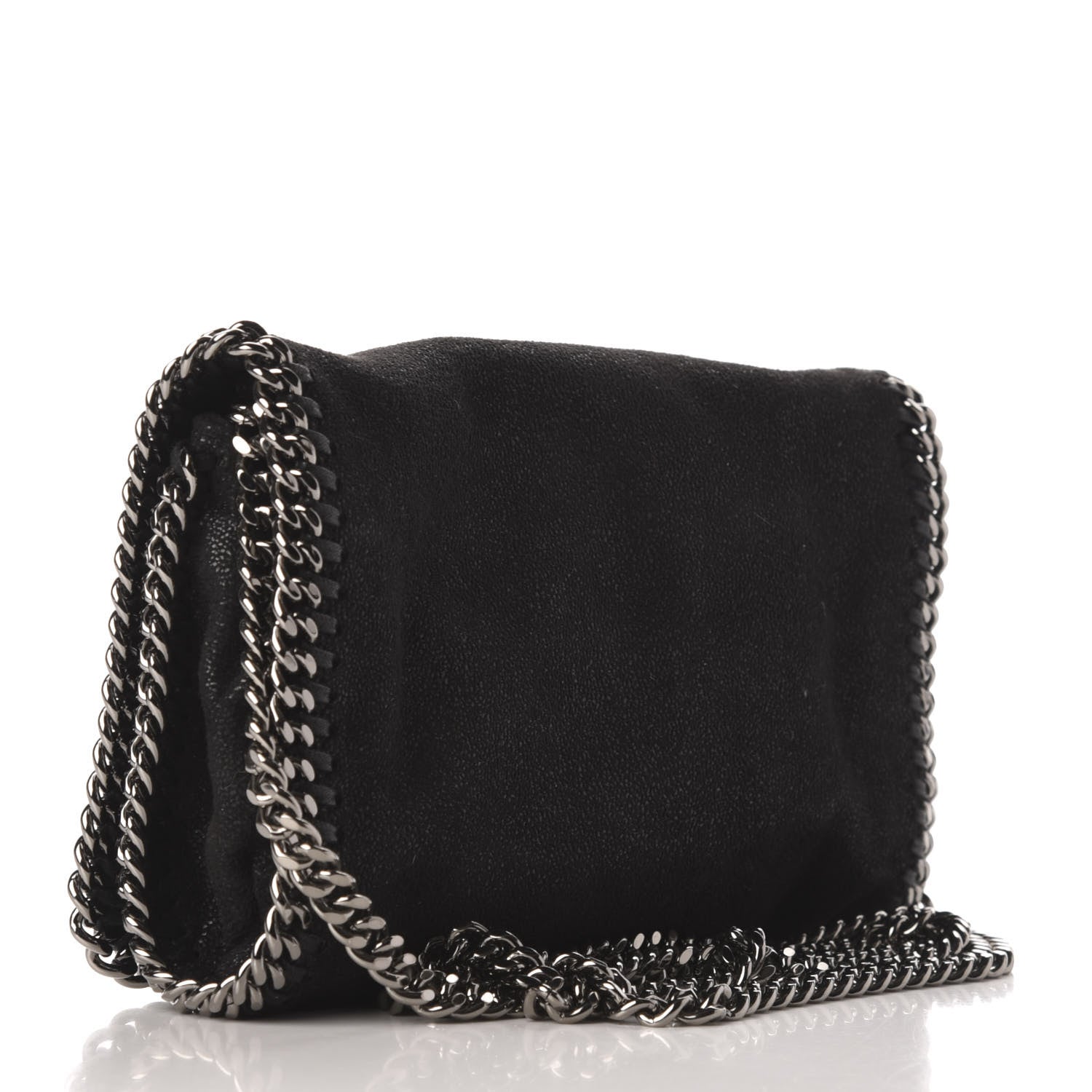 Stella McCartney Shaggy Deer Falabella Crossbody Bag Black 3 of 9