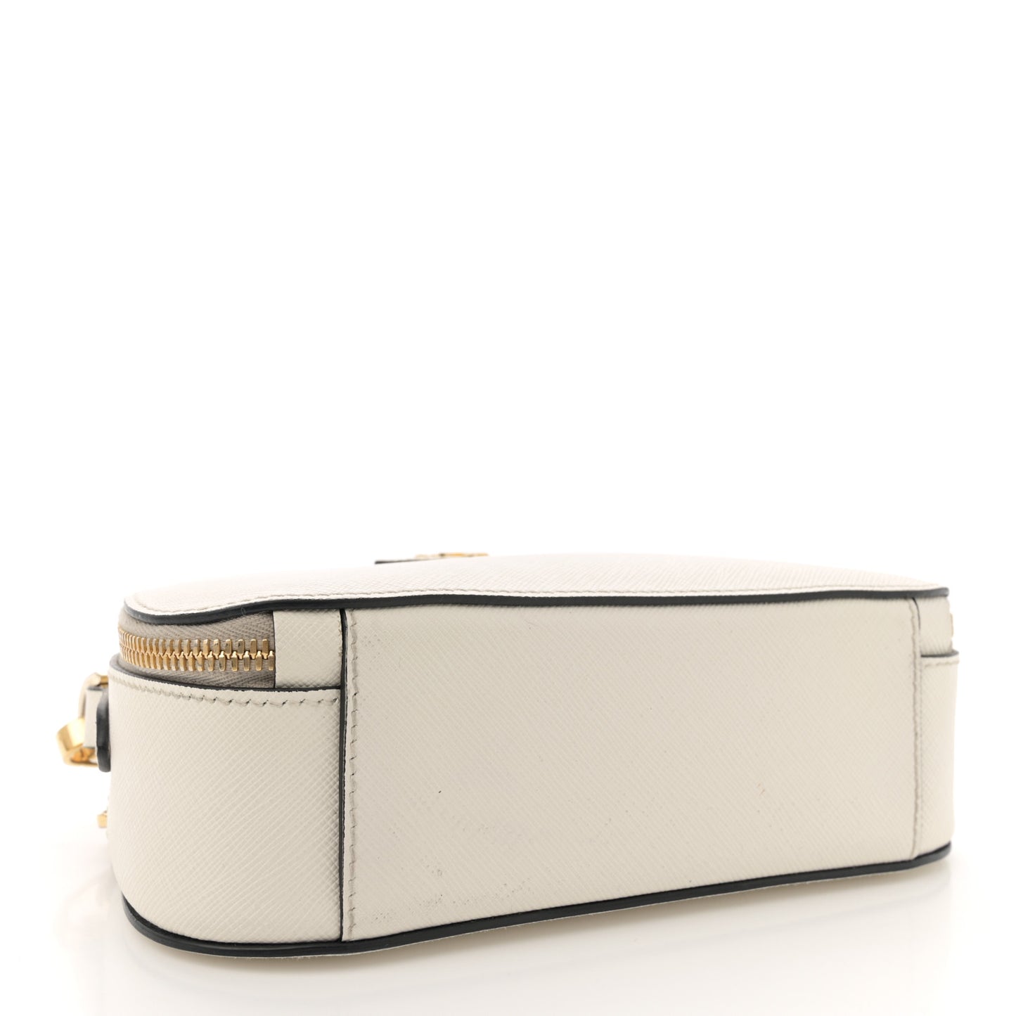 Saffiano Lux Odette Crossbody White