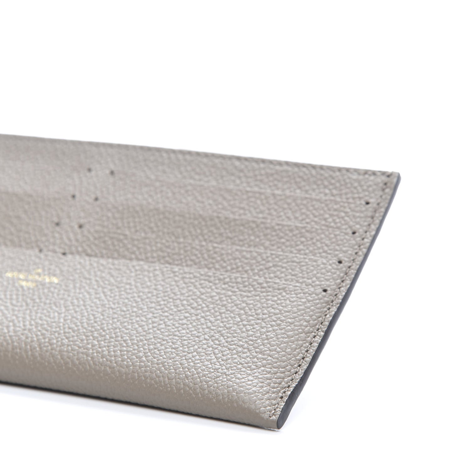 Calfskin Felicie Chain Wallet Card Holder Insert Tourterelle