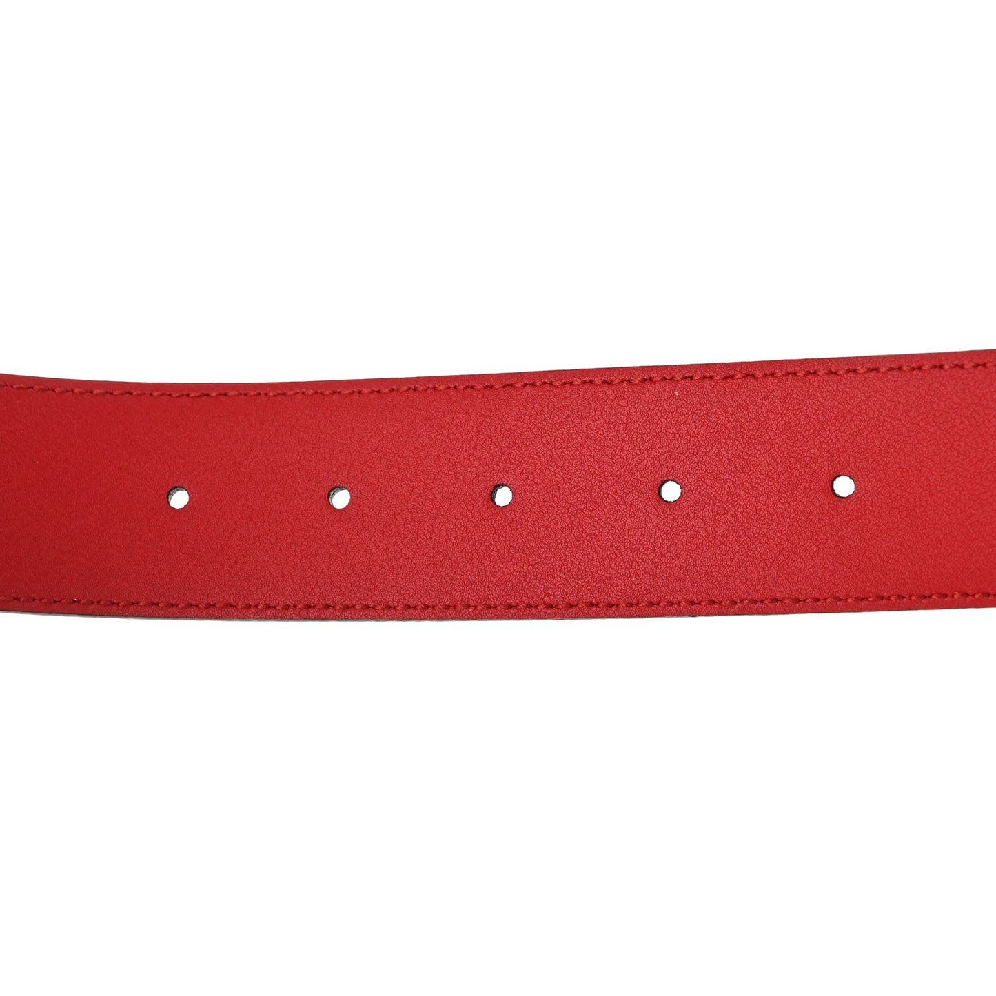 Guccissima Signature Interlocking G 37mm Belt 85 34 Hibiscus Red