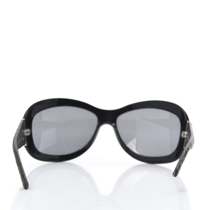 Chanel Lambskin Quilted CC Sunglasses 5116-Q Black 5 of 9