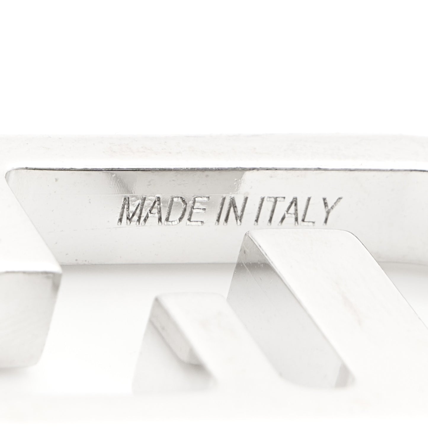 Metal O'Lock Strap You Silver