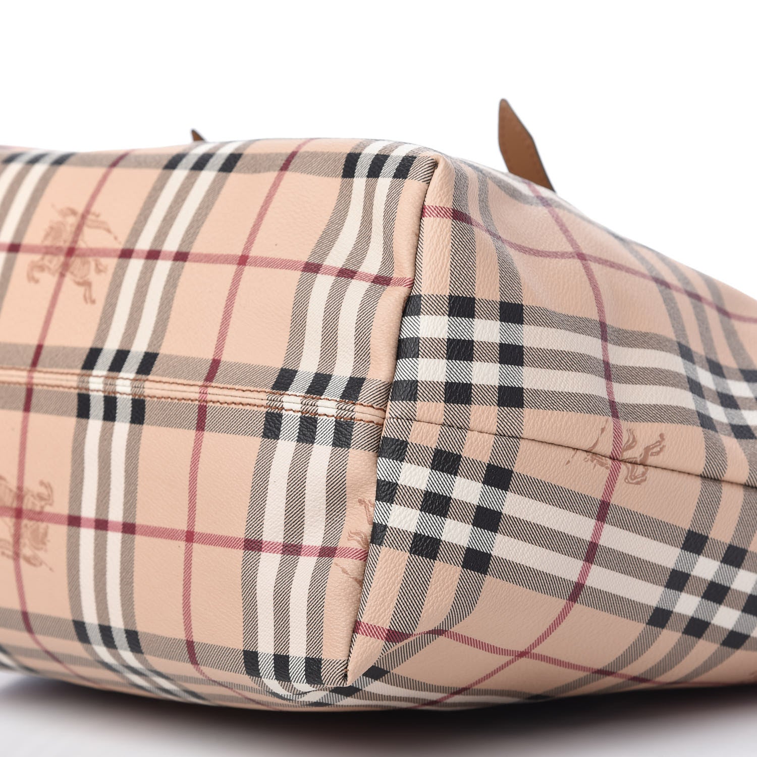Burberry Haymarket Check Medium Salisbury Tote Camel 7 of 12