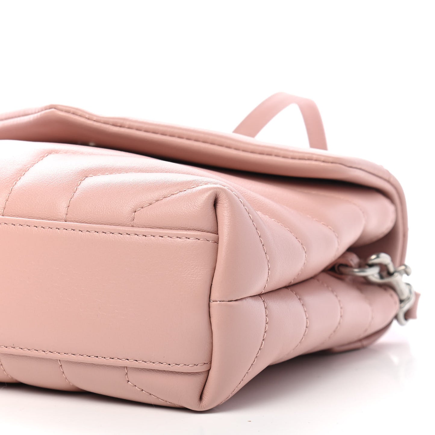 Calfskin Y Quilted Monogram Toy Loulou Crossbody Bag Tender Pink