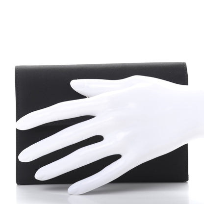 Prada Tessuto Nylon Saffiano Wallet Black 2 of 7