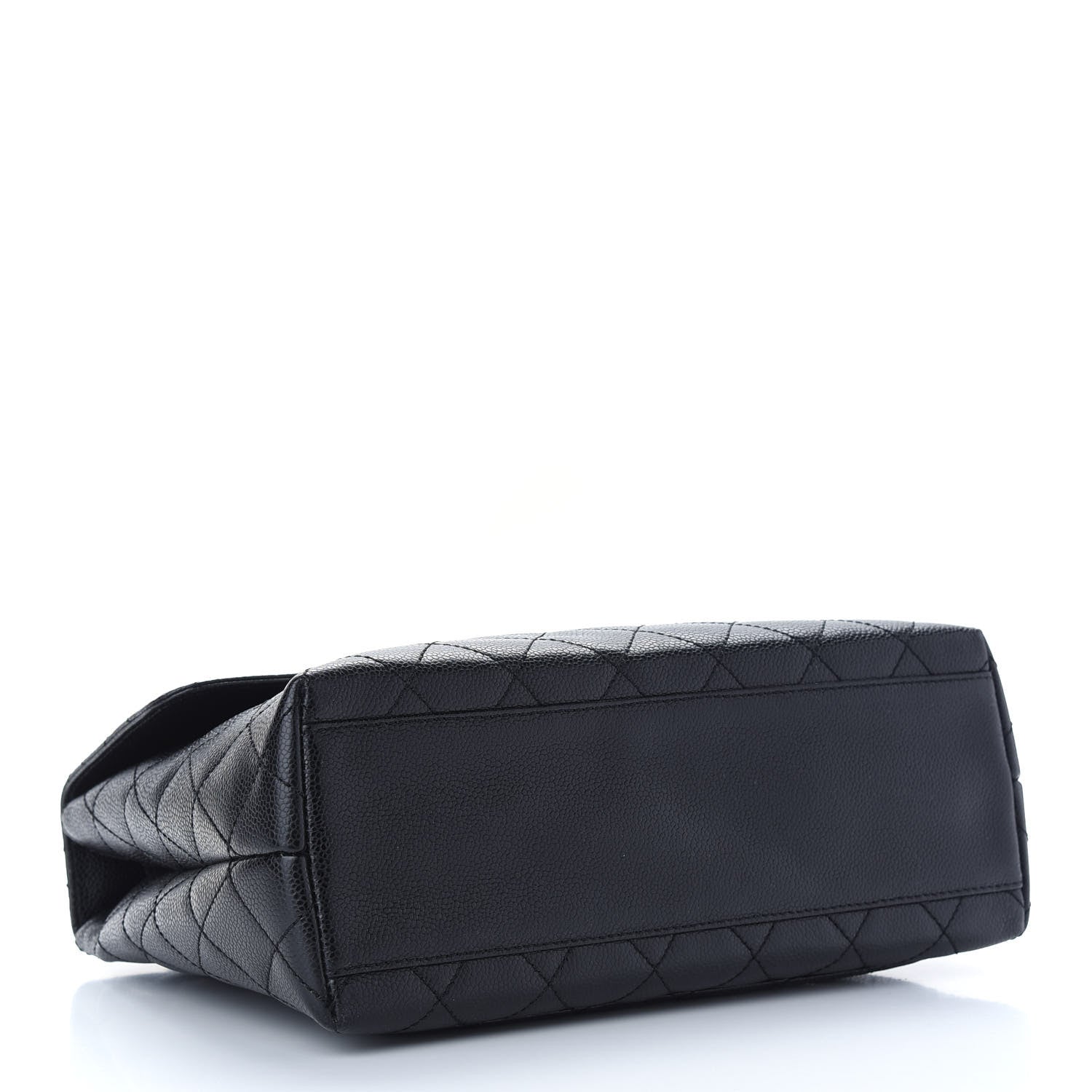 Chanel Caviar Quilted Jumbo Kelly Flap Black 4 of 9
