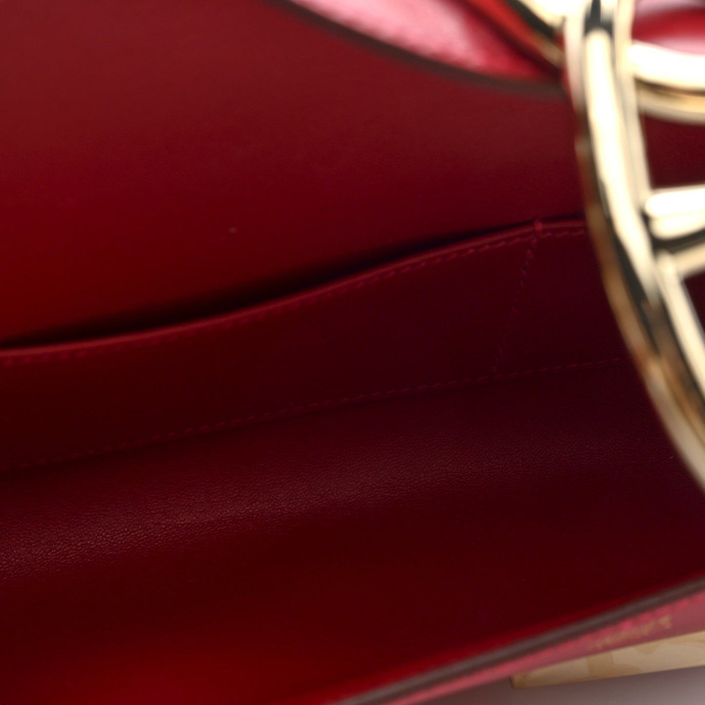 Tadelakt Egee Clutch Rouge Vif