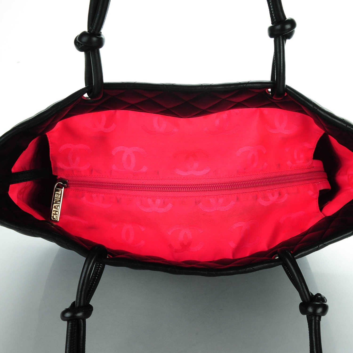 Chanel Calfskin Quilted Large Cambon Tote Black 5 of 7